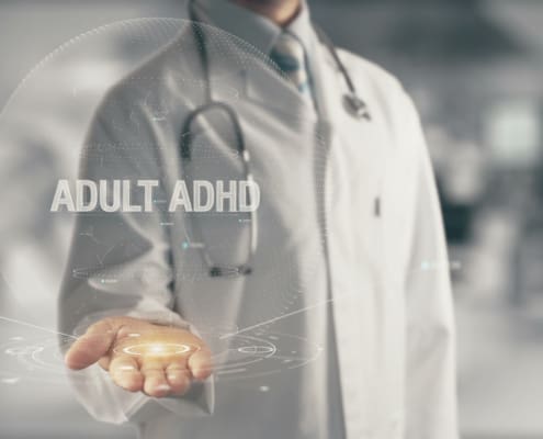 Doctor Holding In Hand Adult ADHD