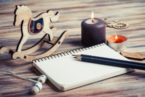 Blank Note Book, Aroma Candles